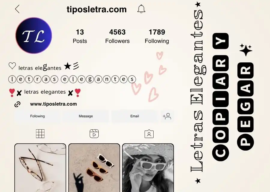 Letras elegantes